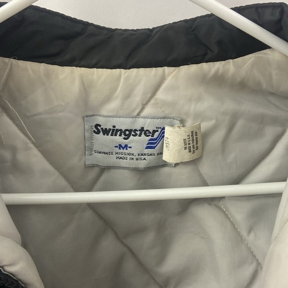 Vintage TRW Black Swingster Size Medium Jacket Racing Performance Parts - Picture 10 of 10